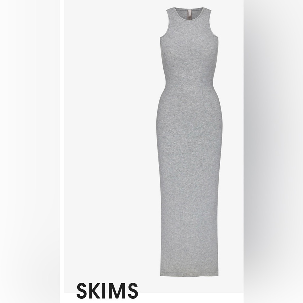 Soft lounge shimmer raceback dress
